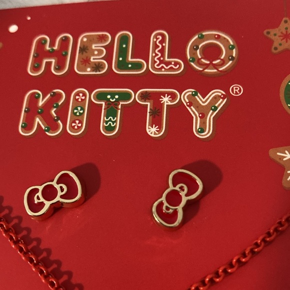 Hello Kitty Christmas Necklace and Earring Set - Picture 4 of 10